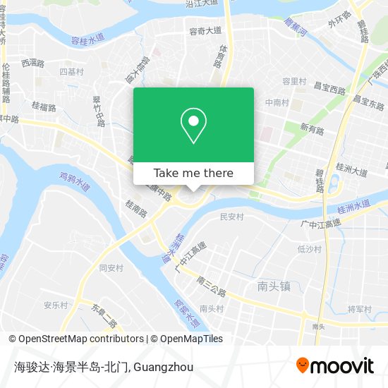 海骏达·海景半岛-北门 map