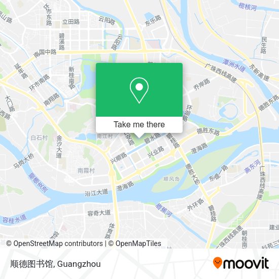 顺德图书馆 map