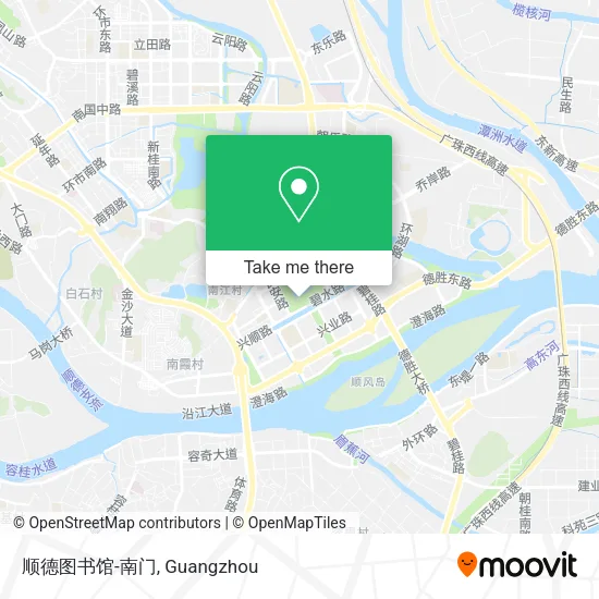 顺德图书馆-南门 map