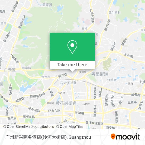 广州新兴商务酒店(沙河大街店) map