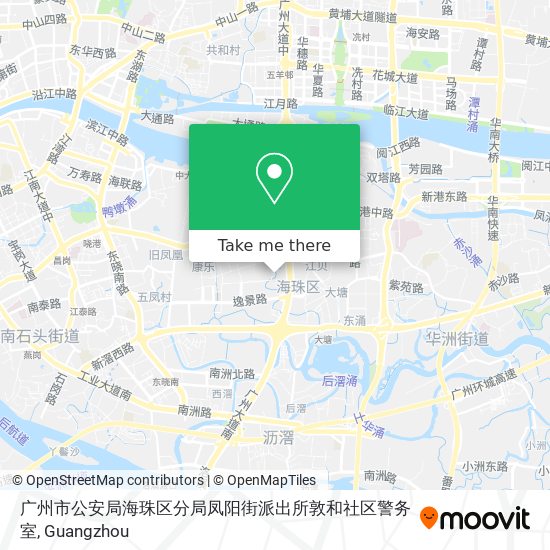 广州市公安局海珠区分局凤阳街派出所敦和社区警务室 map