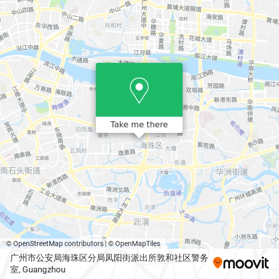 广州市公安局海珠区分局凤阳街派出所敦和社区警务室 map