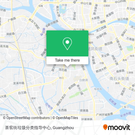 茶窖街垃圾分类指导中心 map