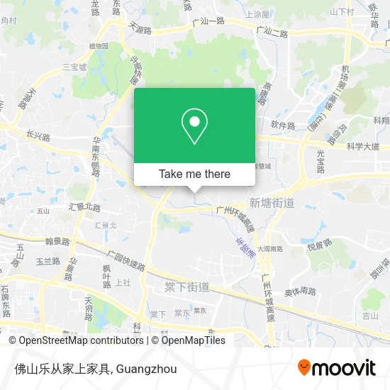 佛山乐从家上家具 map