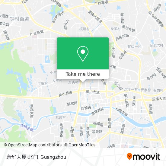 康华大厦-北门 map
