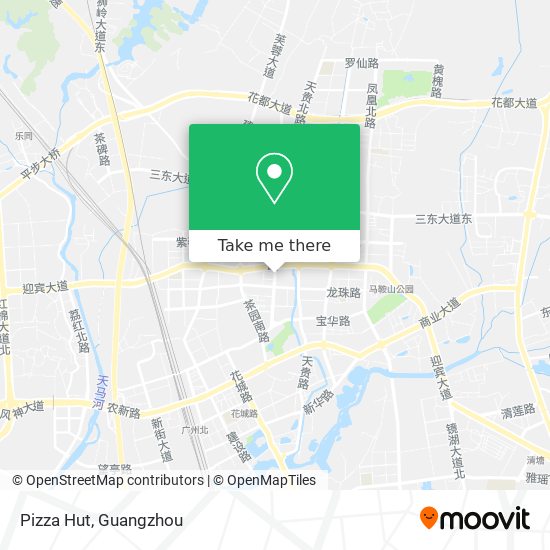 Pizza Hut map