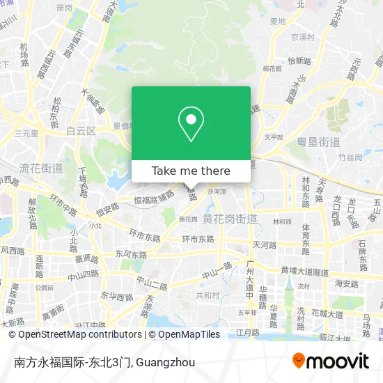 南方永福国际-东北3门 map