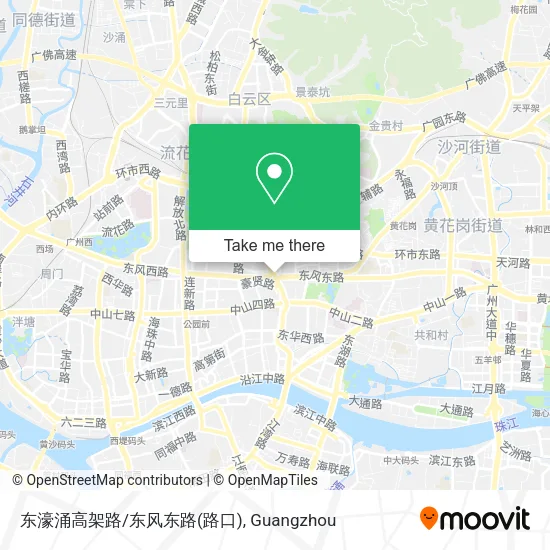 东濠涌高架路/东风东路(路口) map