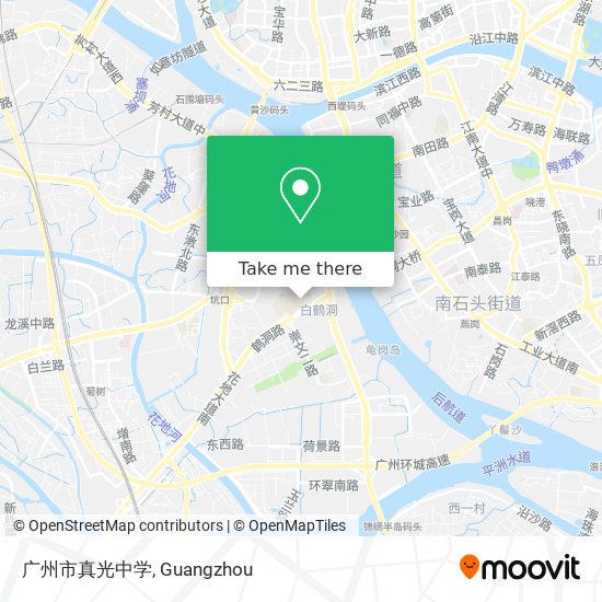 广州市真光中学 map