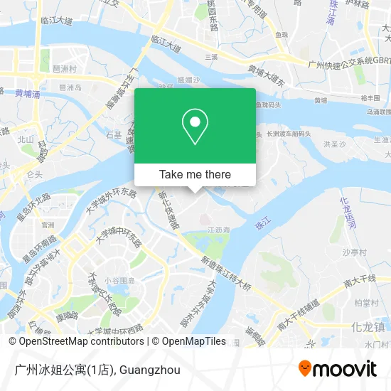广州冰姐公寓(1店) map
