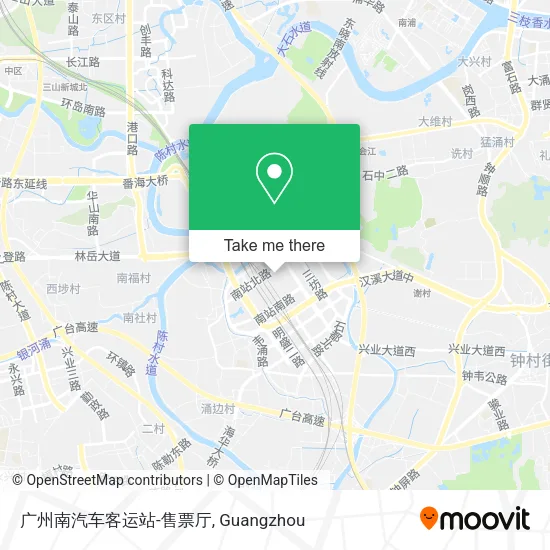 广州南汽车客运站-售票厅 map