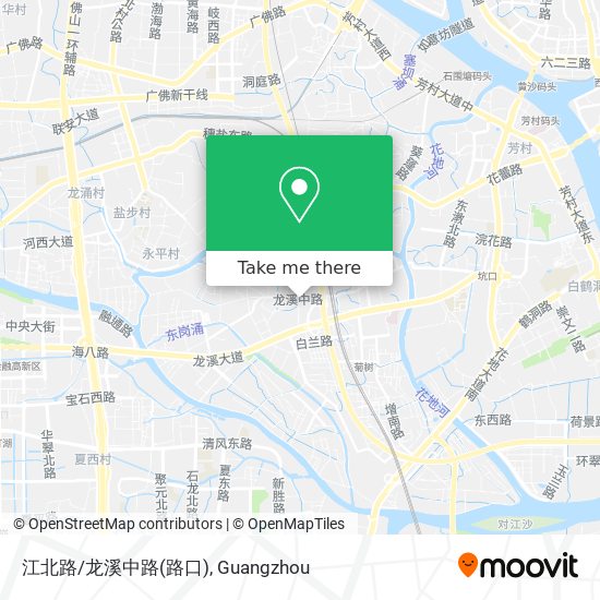 江北路/龙溪中路(路口) map