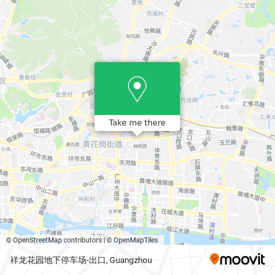 祥龙花园地下停车场-出口 map
