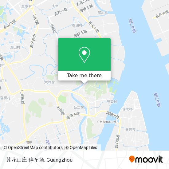 莲花山庄-停车场 map
