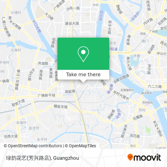 绿韵花艺(芳兴路店) map