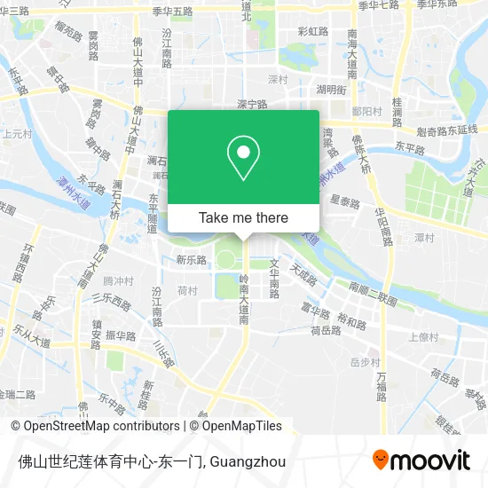 佛山世纪莲体育中心-东一门 map