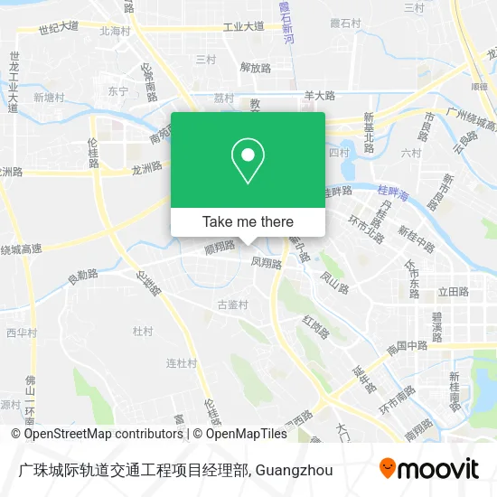 广珠城际轨道交通工程项目经理部 map