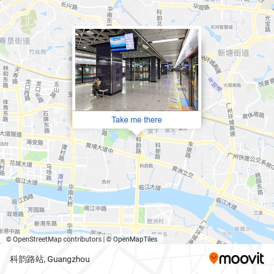 科韵路站 map