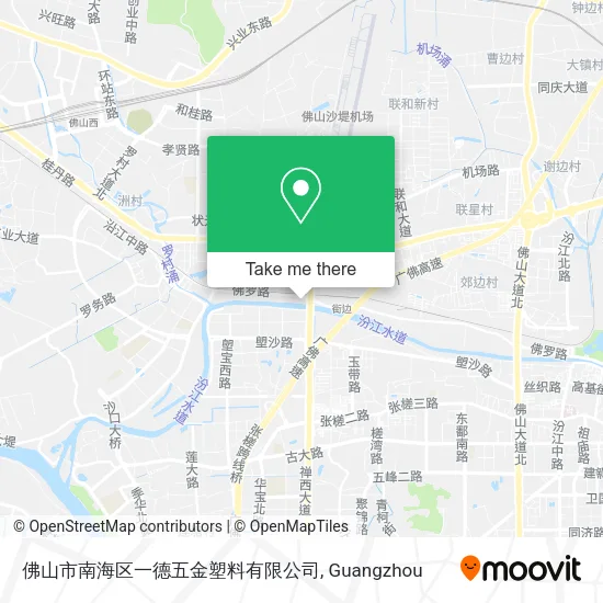 佛山市南海区一德五金塑料有限公司 map