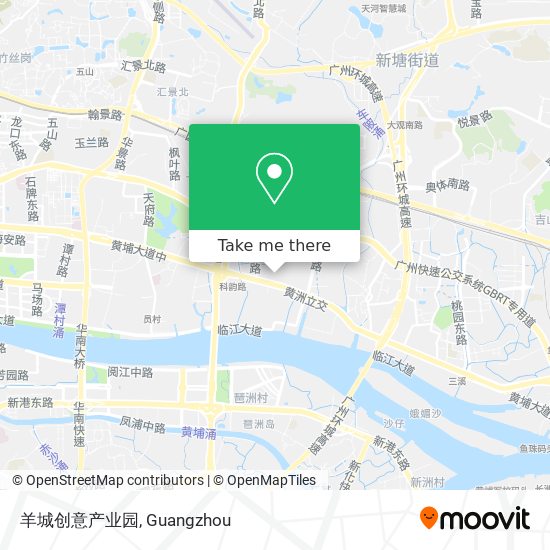 羊城创意产业园 map