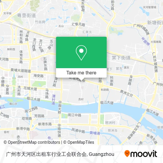 广州市天河区出租车行业工会联合会 map