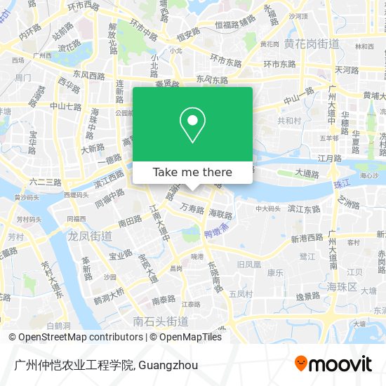 广州仲恺农业工程学院 map