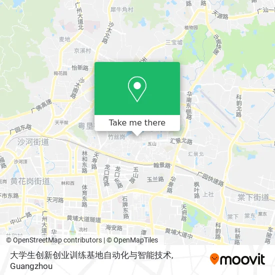 大学生创新创业训练基地自动化与智能技术 map