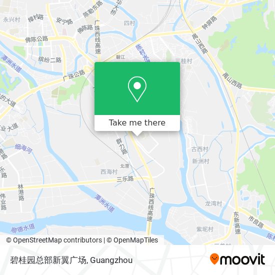 碧桂园总部新翼广场 map