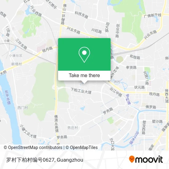 罗村下柏村编号0627 map