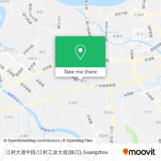 江村大道中段/江村工业大道(路口) map