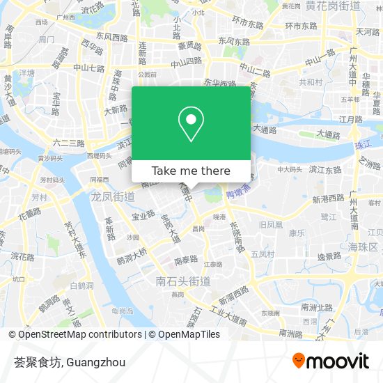 荟聚食坊 map