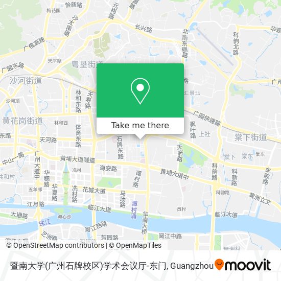 暨南大学(广州石牌校区)学术会议厅-东门 map