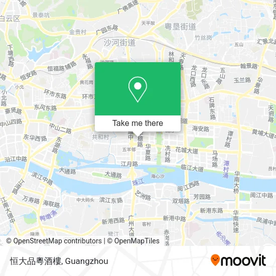 恒大品粵酒樓 map