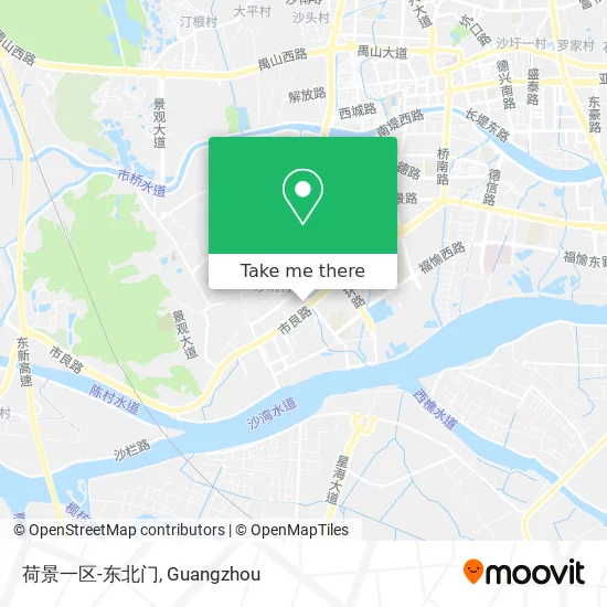 荷景一区-东北门 map