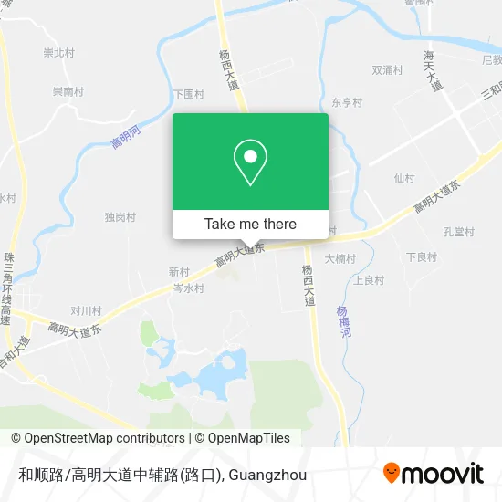 和顺路/高明大道中辅路(路口) map