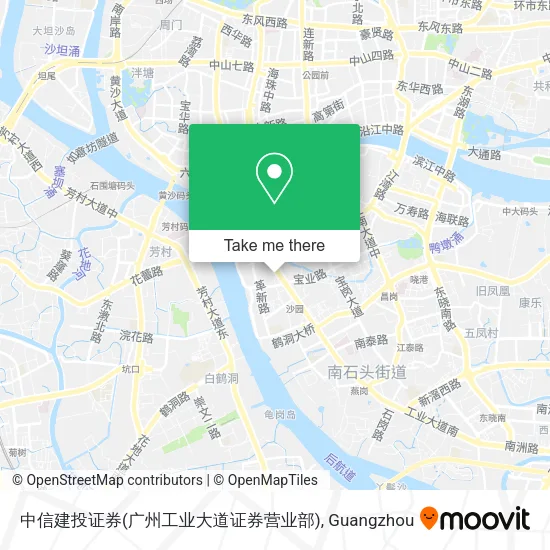 中信建投证券(广州工业大道证券营业部) map