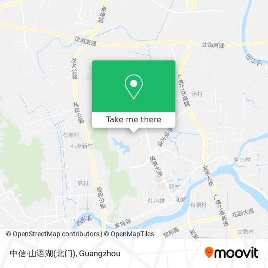 中信·山语湖(北门) map