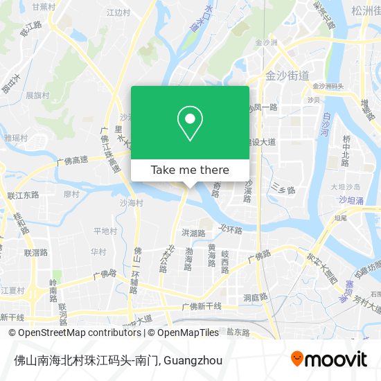 佛山南海北村珠江码头-南门 map