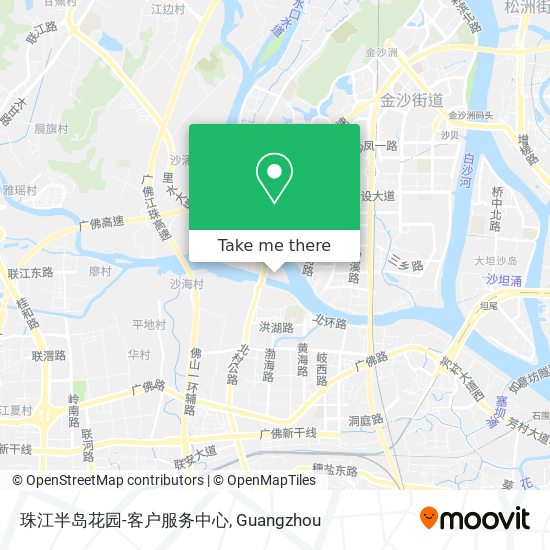 珠江半岛花园-客户服务中心 map