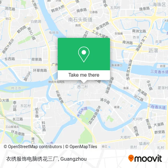 衣绣服饰电脑绣花三厂 map