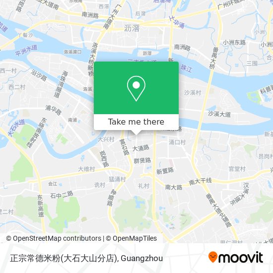 正宗常德米粉(大石大山分店) map