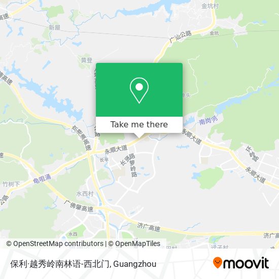 保利·越秀岭南林语-西北门 map