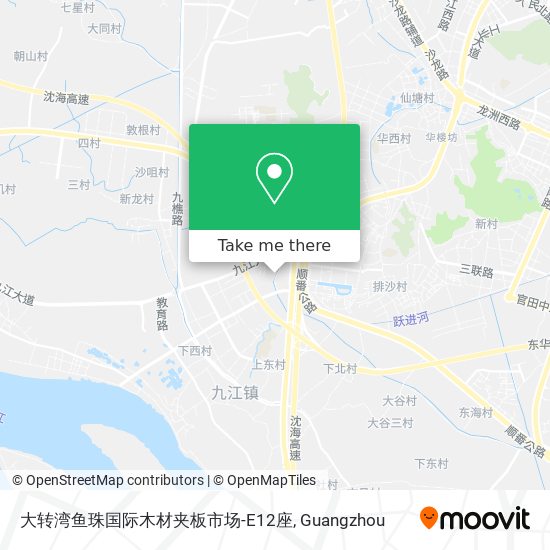 大转湾鱼珠国际木材夹板市场-E12座 map