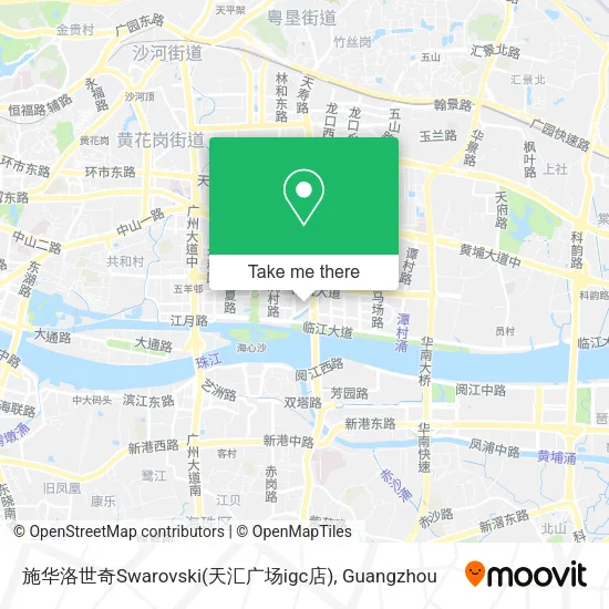 施华洛世奇Swarovski(天汇广场igc店) map