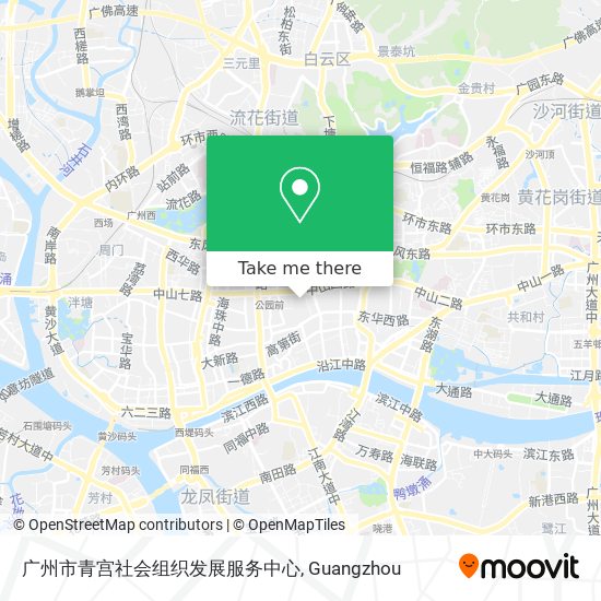 广州市青宫社会组织发展服务中心 map