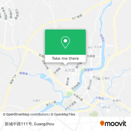 新城中路111号 map