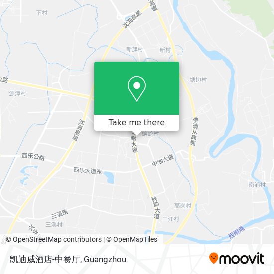 凯迪威酒店-中餐厅 map