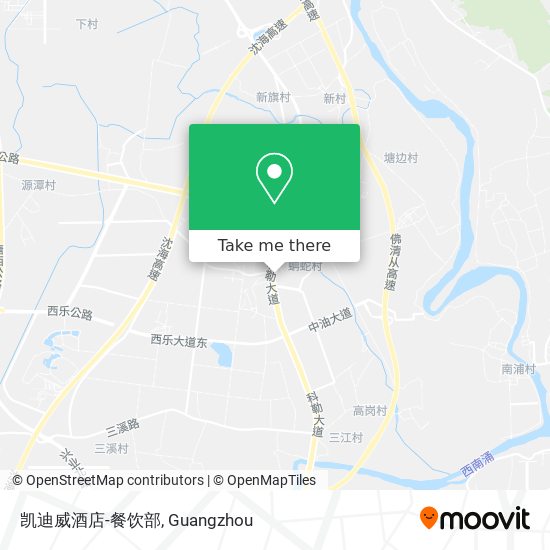 凯迪威酒店-餐饮部 map