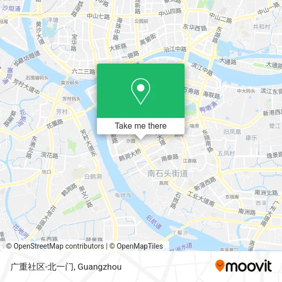 广重社区-北一门 map