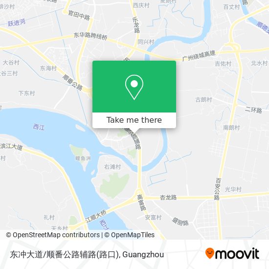 东冲大道/顺番公路辅路(路口) map